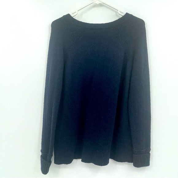 J. Crew Blue V-Neck Wool Blend Sweater – Size Small - Picture 5 of 10